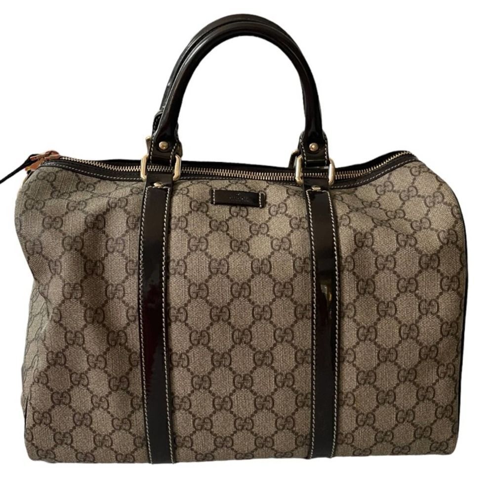 Gucci Boston Joy Bag Handbag Monogram GG Medium Supreme - Picture 12 of 12